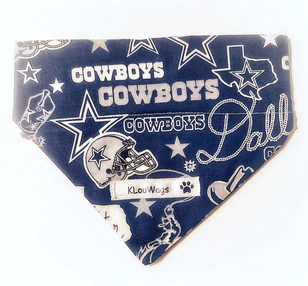 Cowboys Sports Pet Bandanas